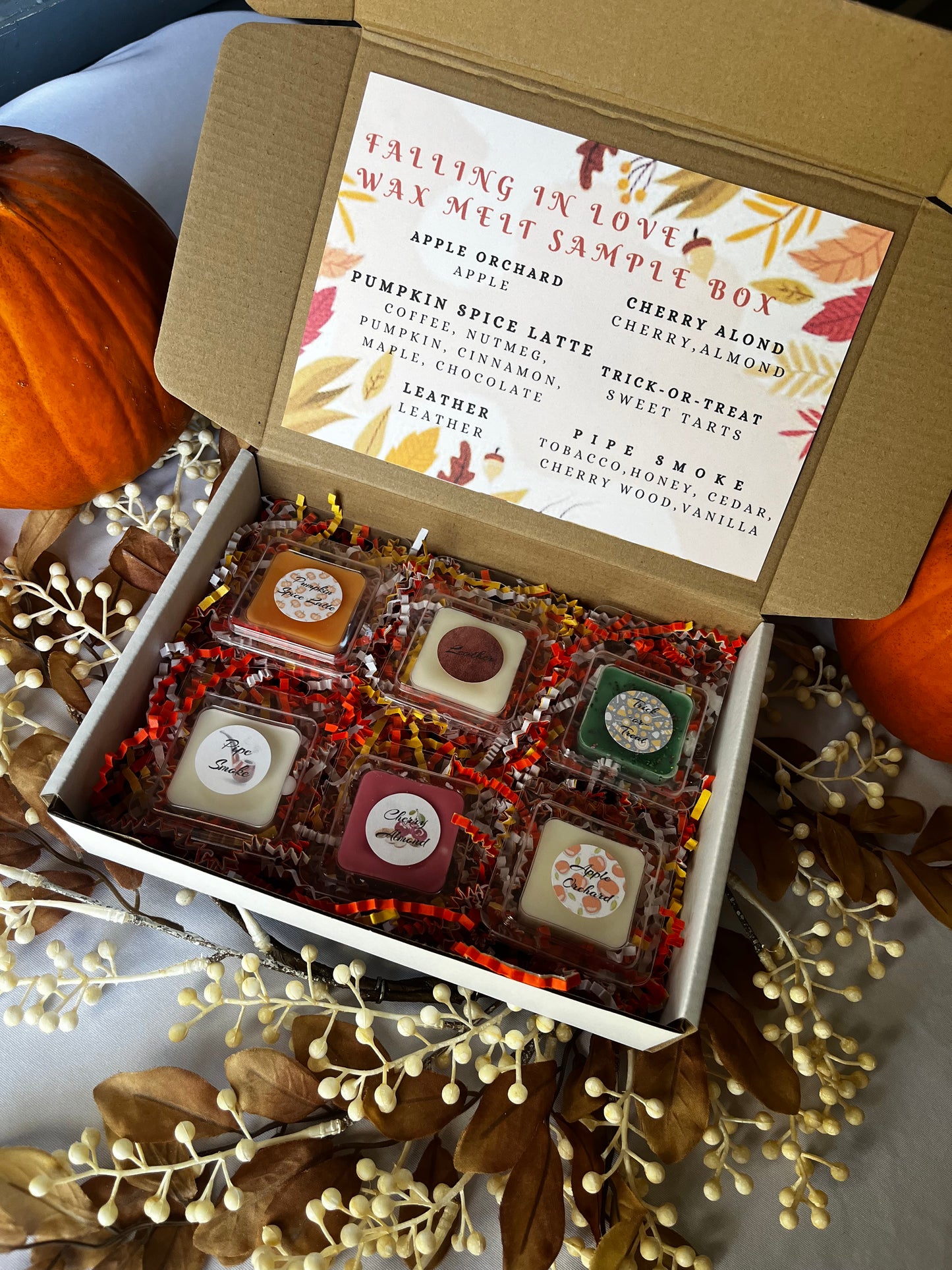 Falling In Love Wax Melt Sample Box