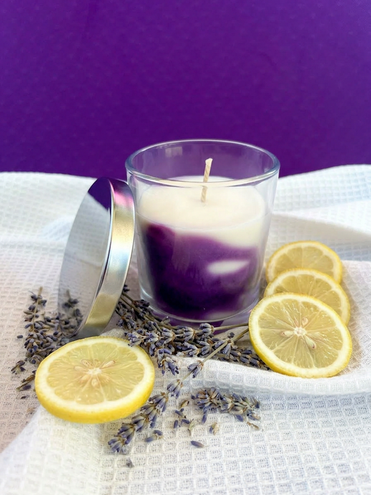 Lavender and Lemon Candle 8 O.Z.